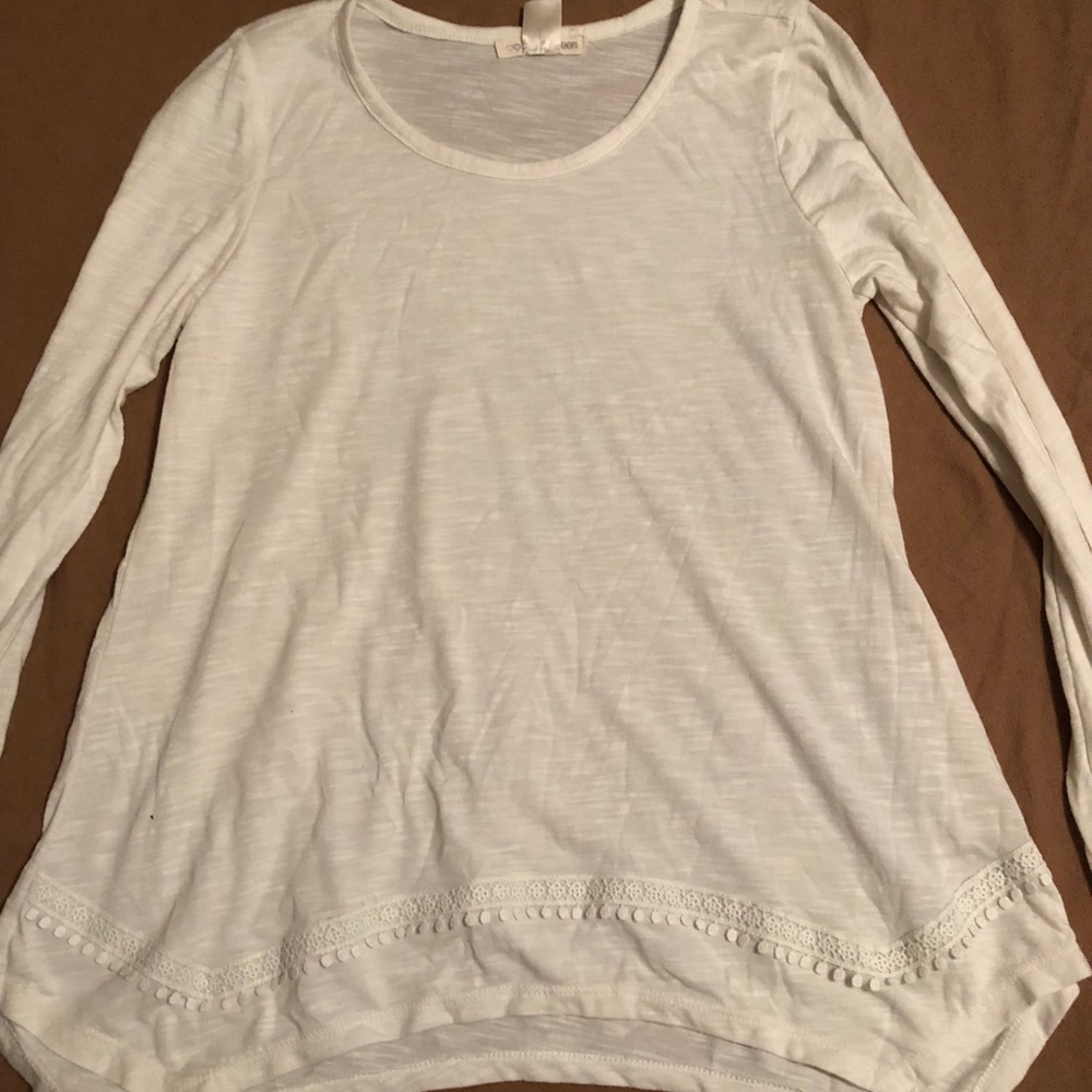 White long sleeve shirt